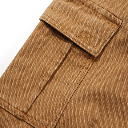 Santosuosso Duck Canvas Denim Jeans (Brown)