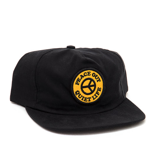 Peace Out Snapback Hat (Black)