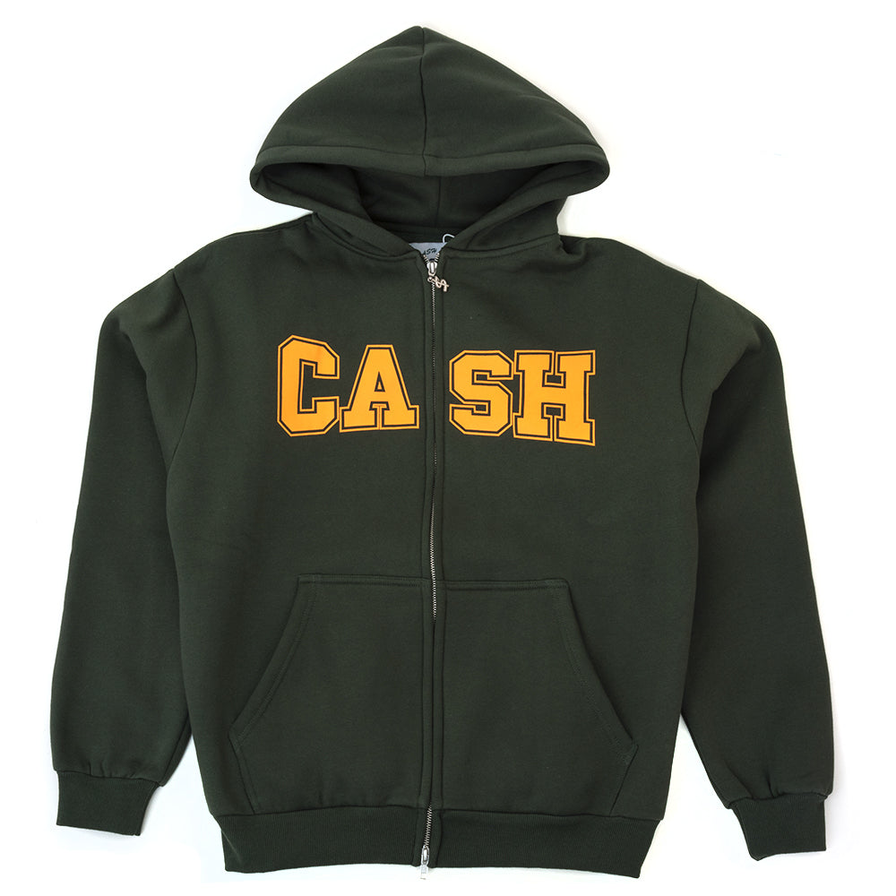 Campus Zip-Thru Hooded Sweatshirt (Fatigue)