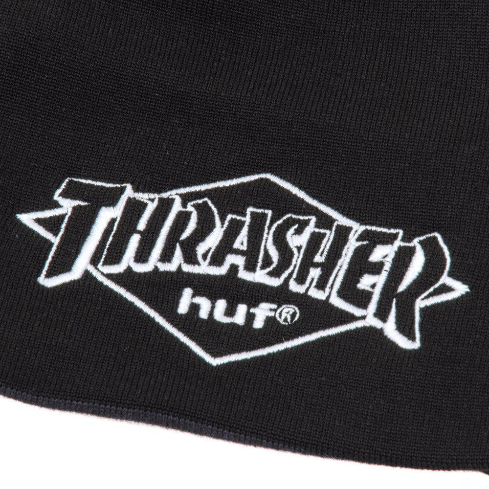 x Thrasher Meltdown Reversible Beanie (Black)