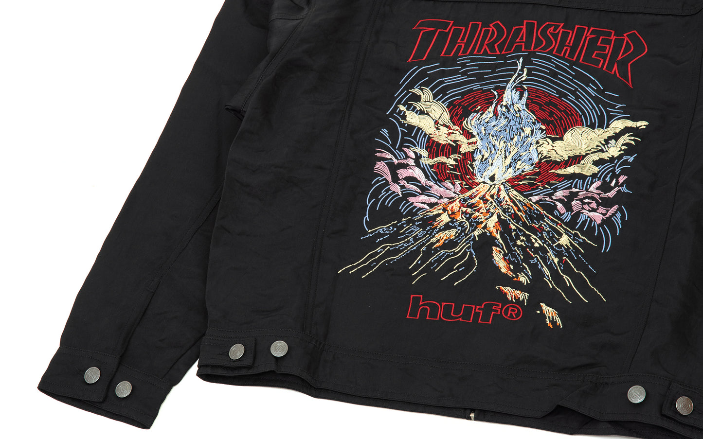 x Thrasher Trucker Jacket (Black)