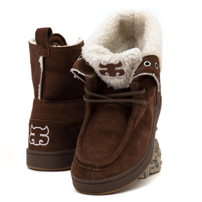 Cats Shearling Hi (Brown)