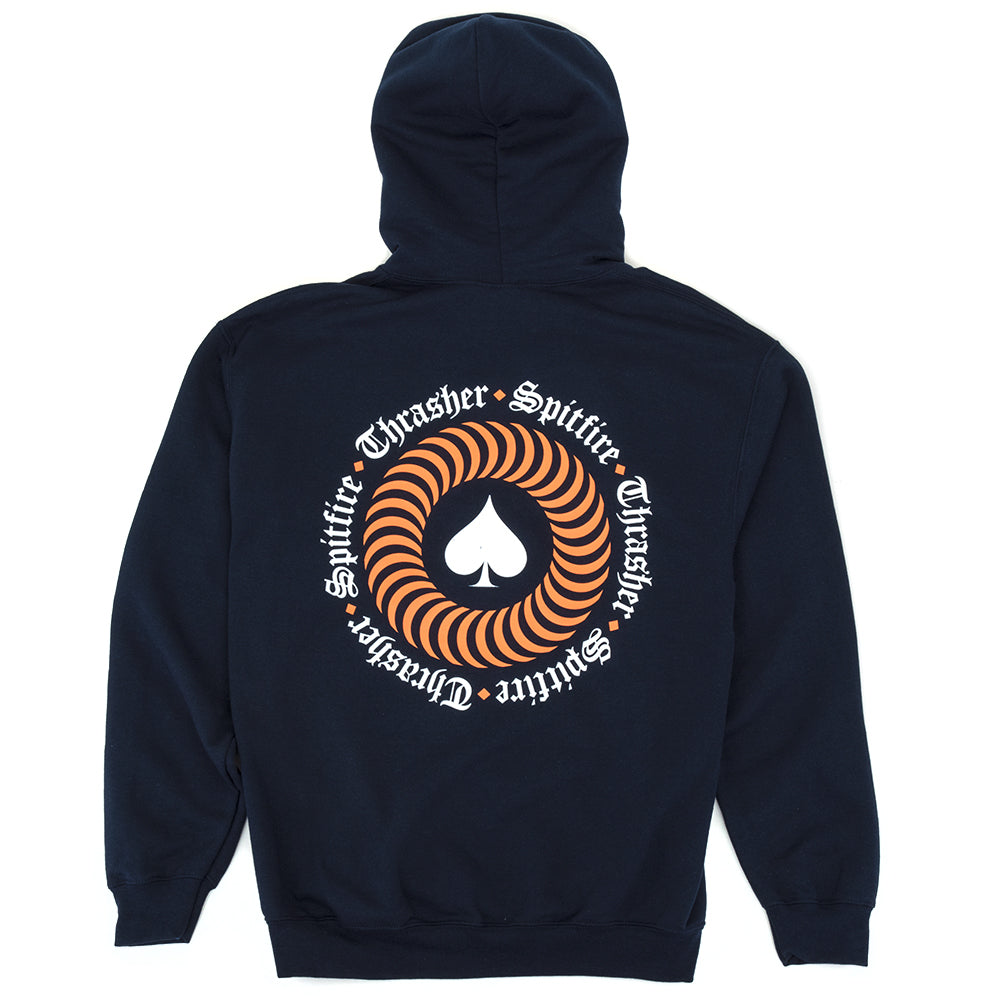 x Spitfire The End Oath Hooded Sweatshirt (Navy)