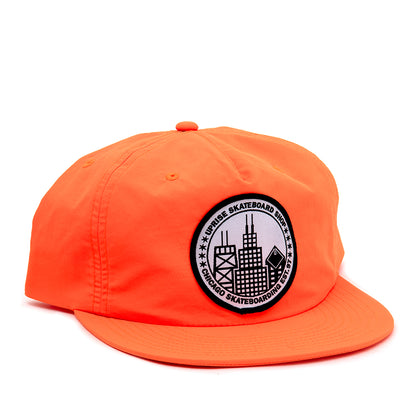 City Seal Nylon Snapback (Orange)