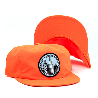 City Seal Nylon Snapback (Orange)
