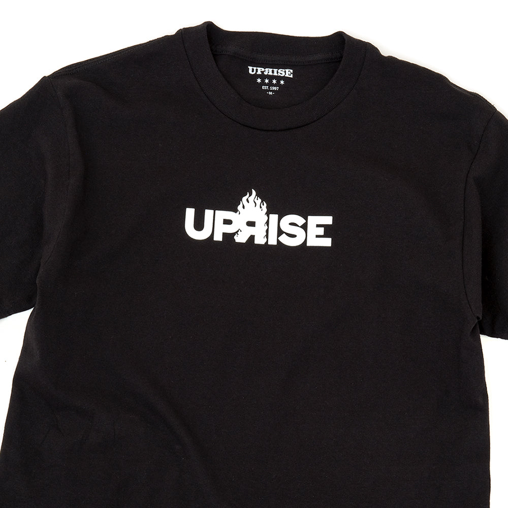 Flame Logo T-shirt (Black / White)