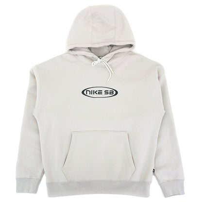Fleece Pullover Skate Hooded Sweatshirt (Light Bone / Deep Jungle)