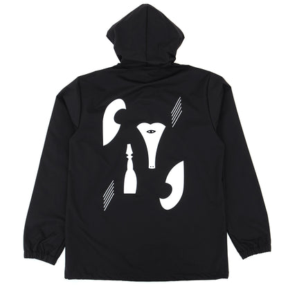 Picasso Pieces Hooded Windbreaker (Black)