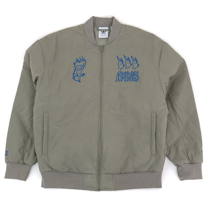Dill Quilt Jacket (Silver Pebble / Royal Blue) (S)