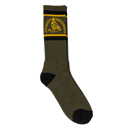 Club House Sock (Olive / Gold / Black)