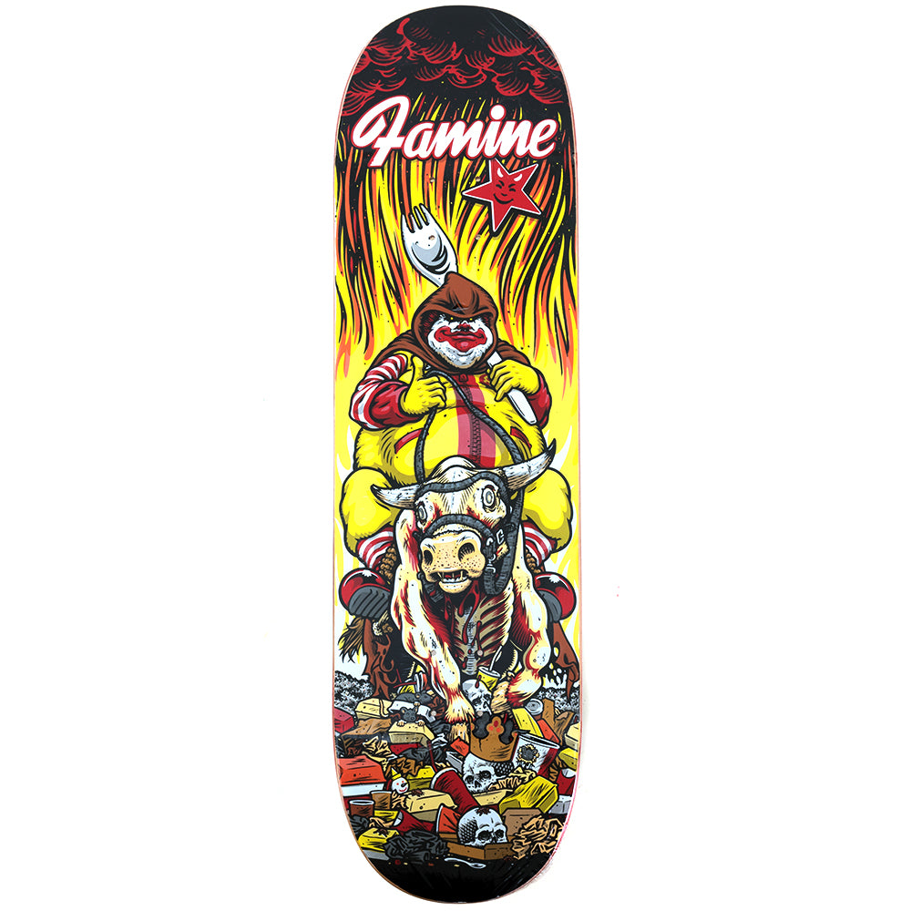 Sean Cliver Famine Deck - Hand Screened (8.75)