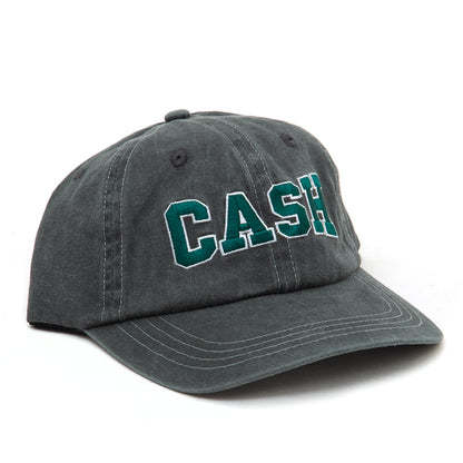 Campus 6-Panel Strapback Cap (Black)
