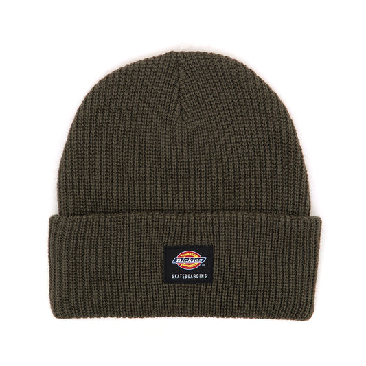 Dickies Skateboarding Cuffed Beanie (Moss Green)