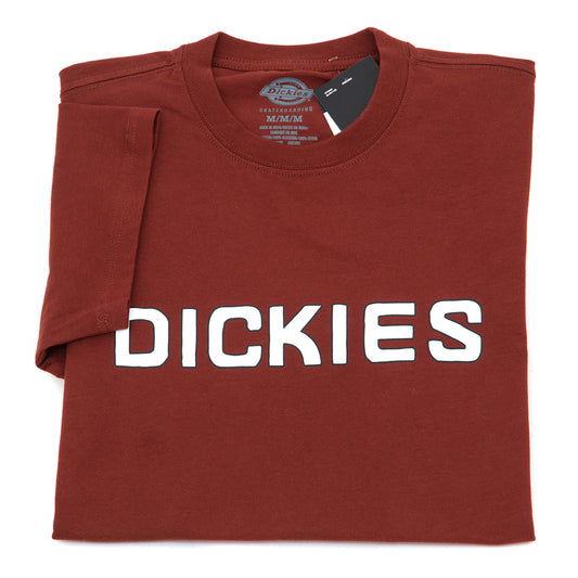 Dickies Skateboarding Logo T-Shirt (Fired Brick) (S)