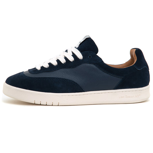 CM001 - Leather / Suede Lo (Navy / White)