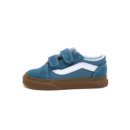 Toddler Old Skool V (Gum Blue / True White) VBU