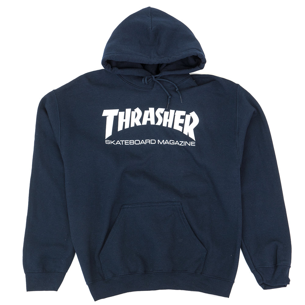 Skate Mag Hooded Sweatshirt (Navy) (S)