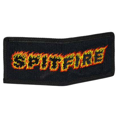 Flames Script Bifold Wallet (Black)