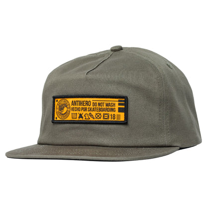 Hecho Por Skate Adj. Snapback Hat (Grey)