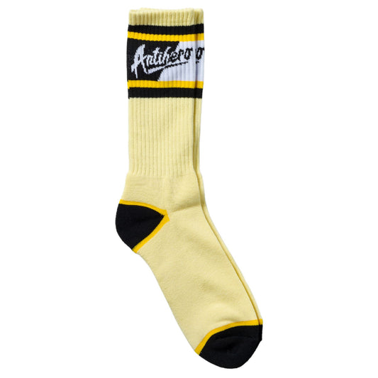 Scratch Sock (Cream / Yellow / Black)