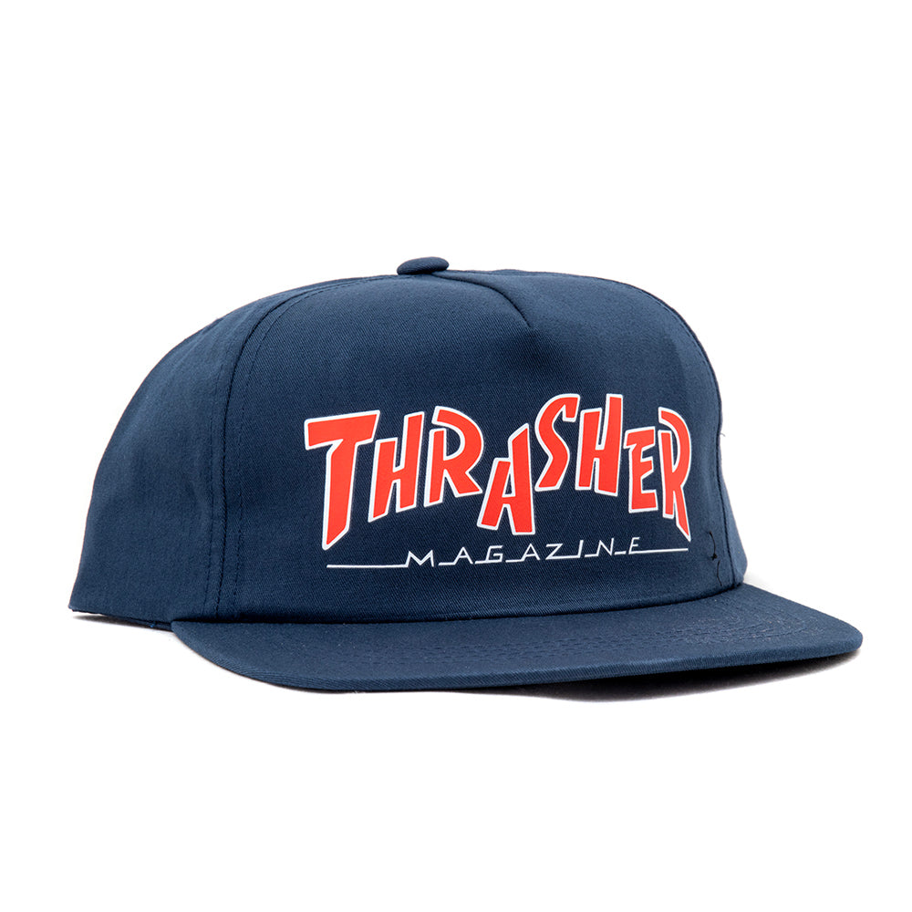 Parra Mag Snapback Hat (Navy)