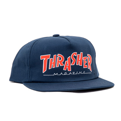 Parra Mag Snapback Hat (Navy)