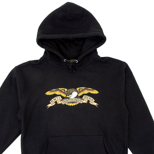 Eagle Heavyweight Pullover Hooded Sweatshirt (Black)
