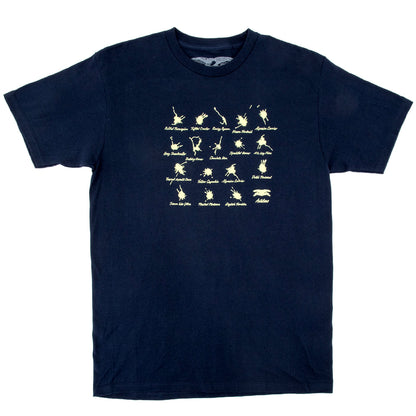 Damn Pigeons S/S T-Shirt (Navy / Yellow)