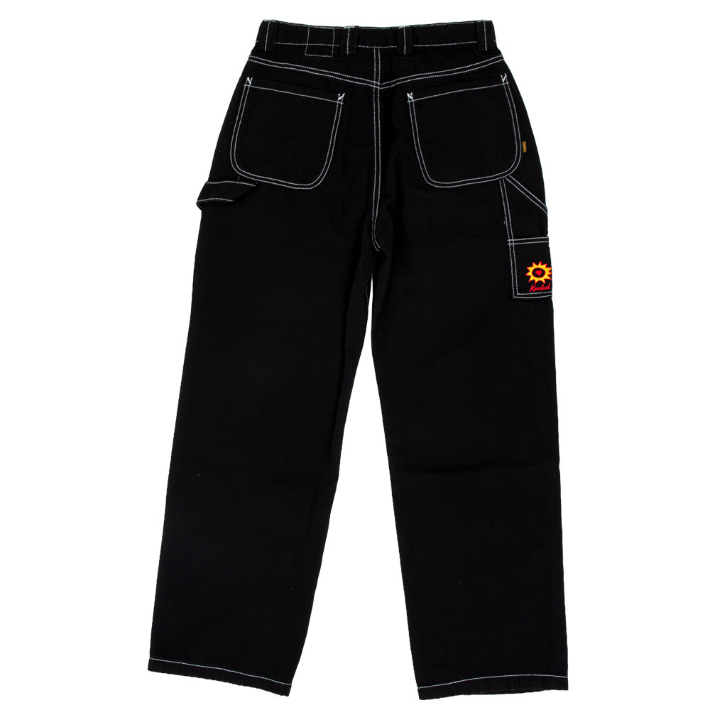Sun Heart Carpenter Pant (Black / Yellow)