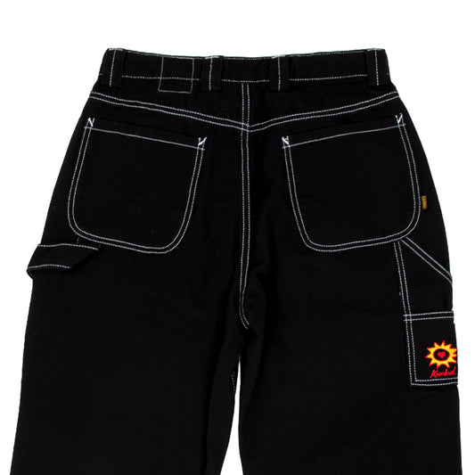 Sun Heart Carpenter Pant (Black / Yellow)