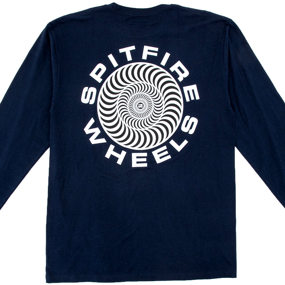 Classic 87' Swirl L/S Shirt (Navy / White)