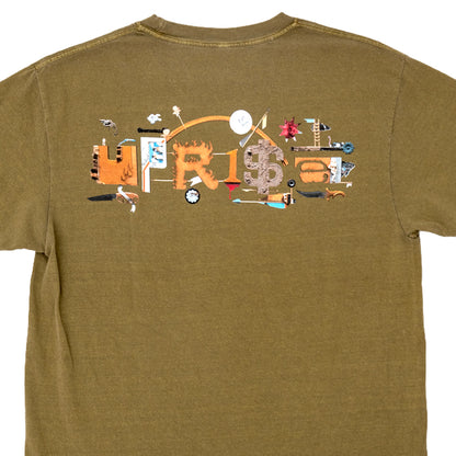 Fight Song T-shirt (Faded Army)