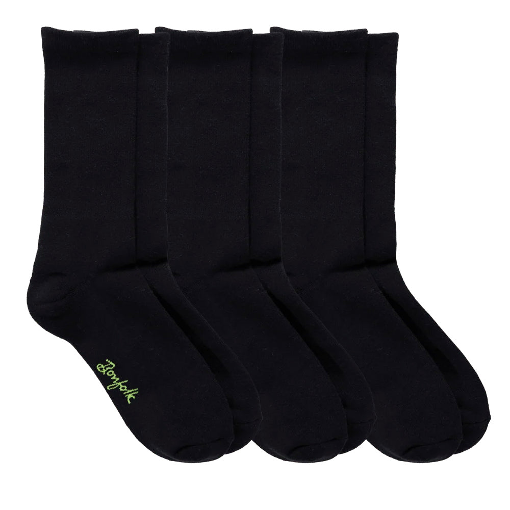 Daily Crew 3 Pack (Black)