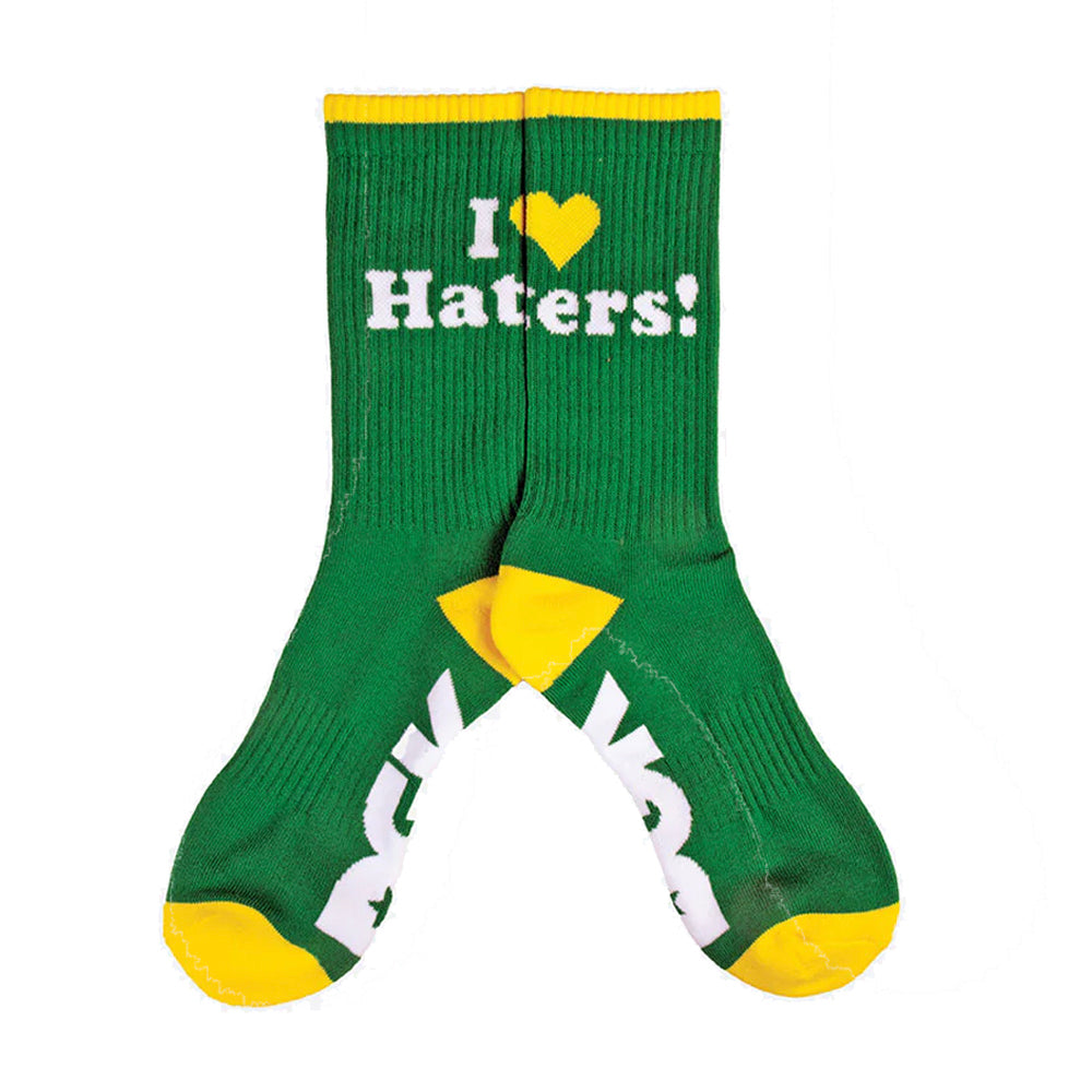 Haters Socks (Green / Yellow)
