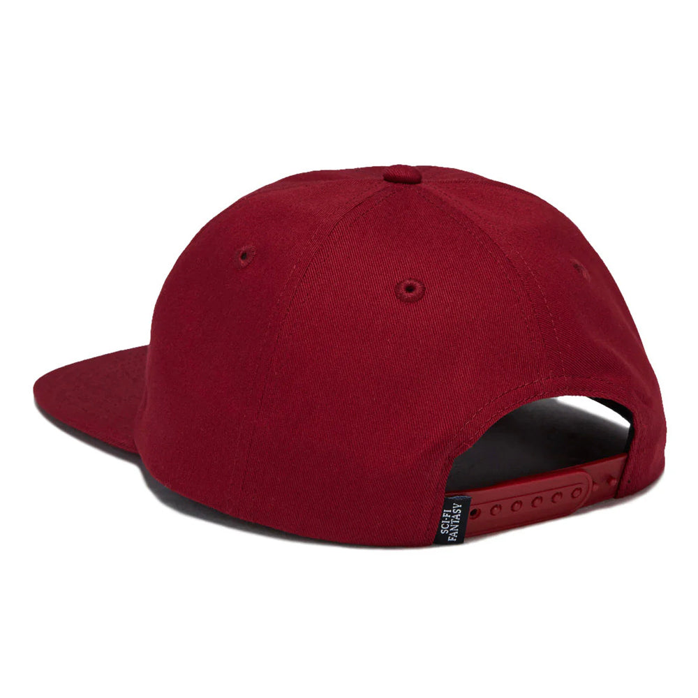 Herringbone Logo 6 Panel Snapback Hat (Red)