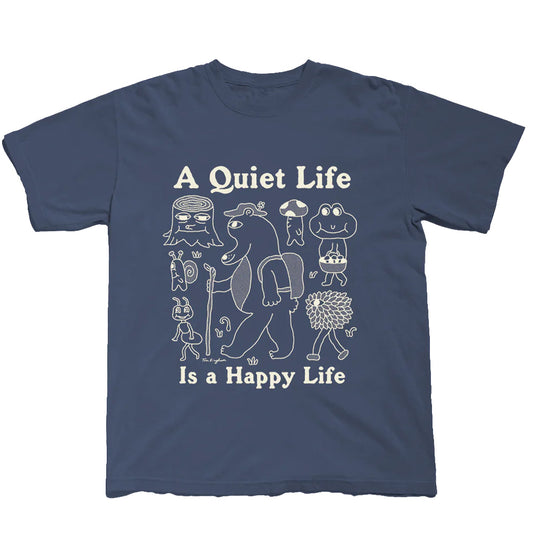 Happy Life S/S T-Shirt (Navy)