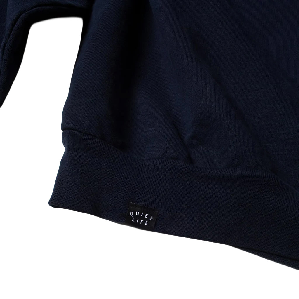 Quiet Arch Applique Crewneck Sweatshirt (Navy)