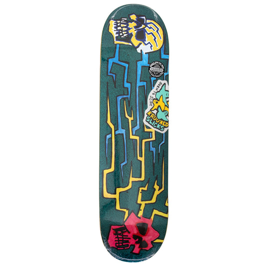 Worrest Skull Twin Tail Slick Deck (8.3)