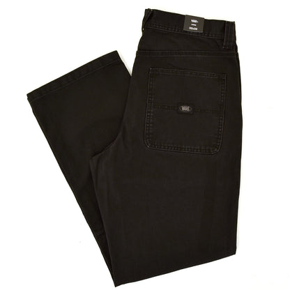 Drill Chore Loose Carpenter Pant (Black) (S)