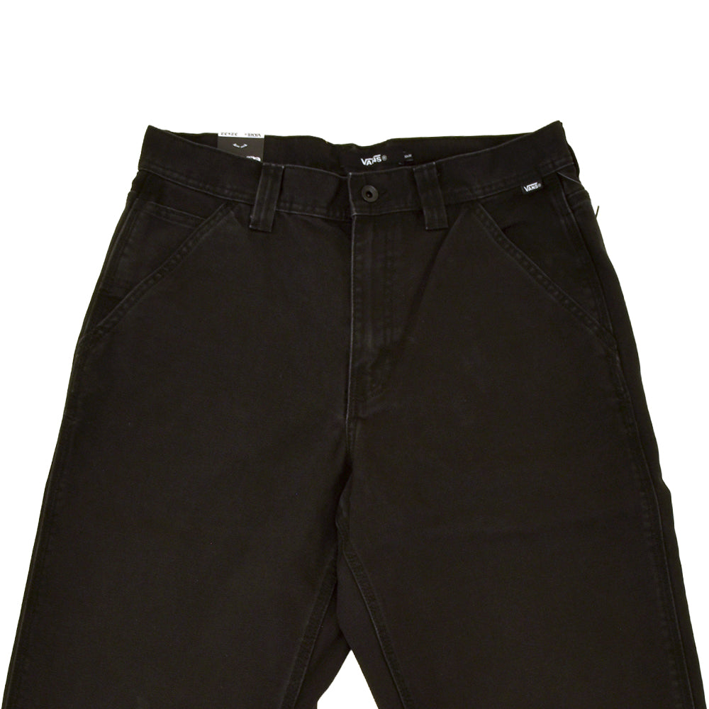 Drill Chore Loose Carpenter Pant (Black) (S)