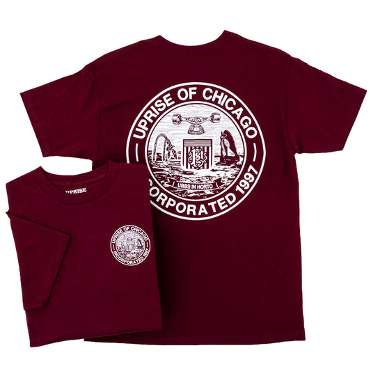 Incorporated Seal T-shirt (Burgundy)