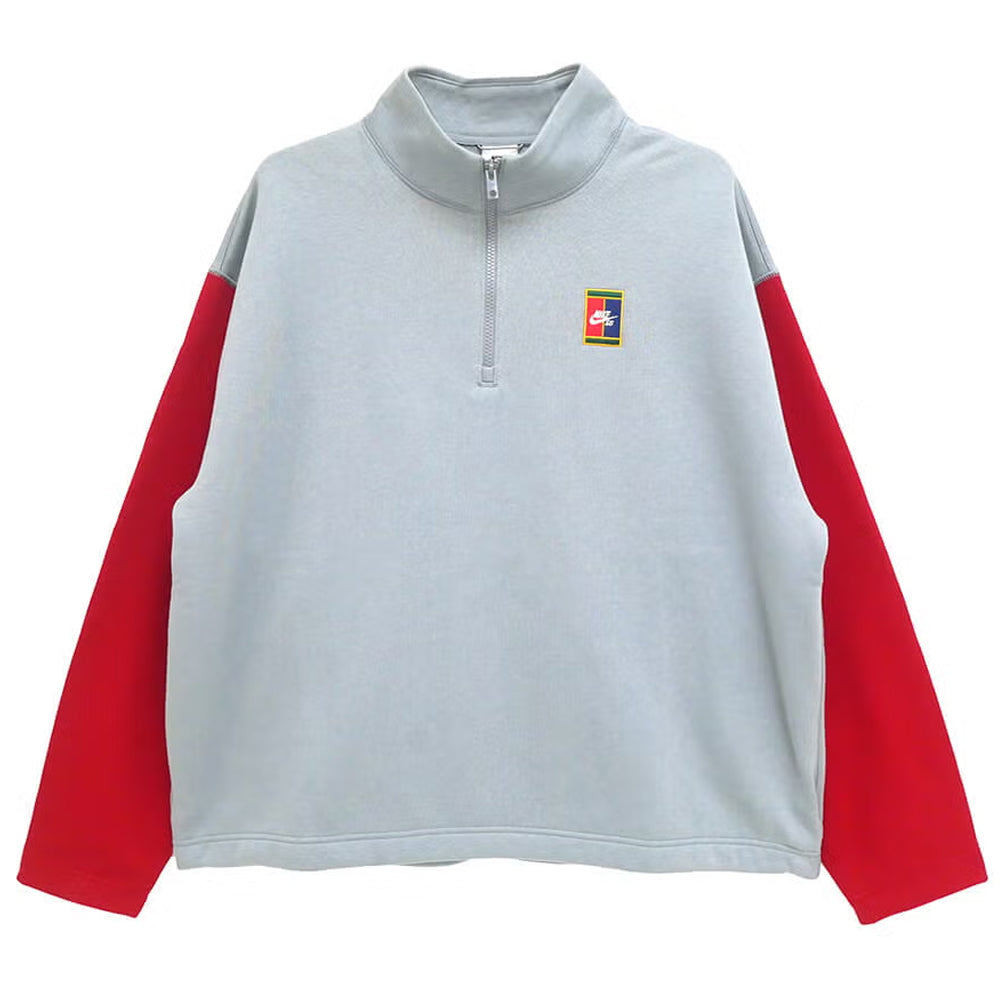 1/4 Zip Skate Sweatshirt (Gym Red / Stealth)