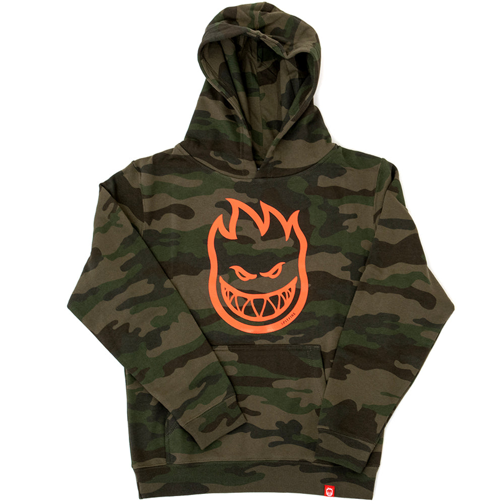 Youth Bighead Pullover Hooded Sweatshirt (Forest Camo)
