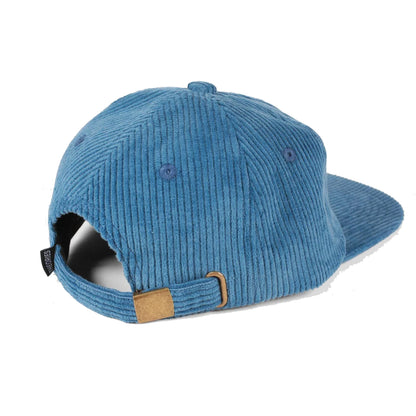 Loch Ness Corduroy Snapback Hat (Steel Blue)