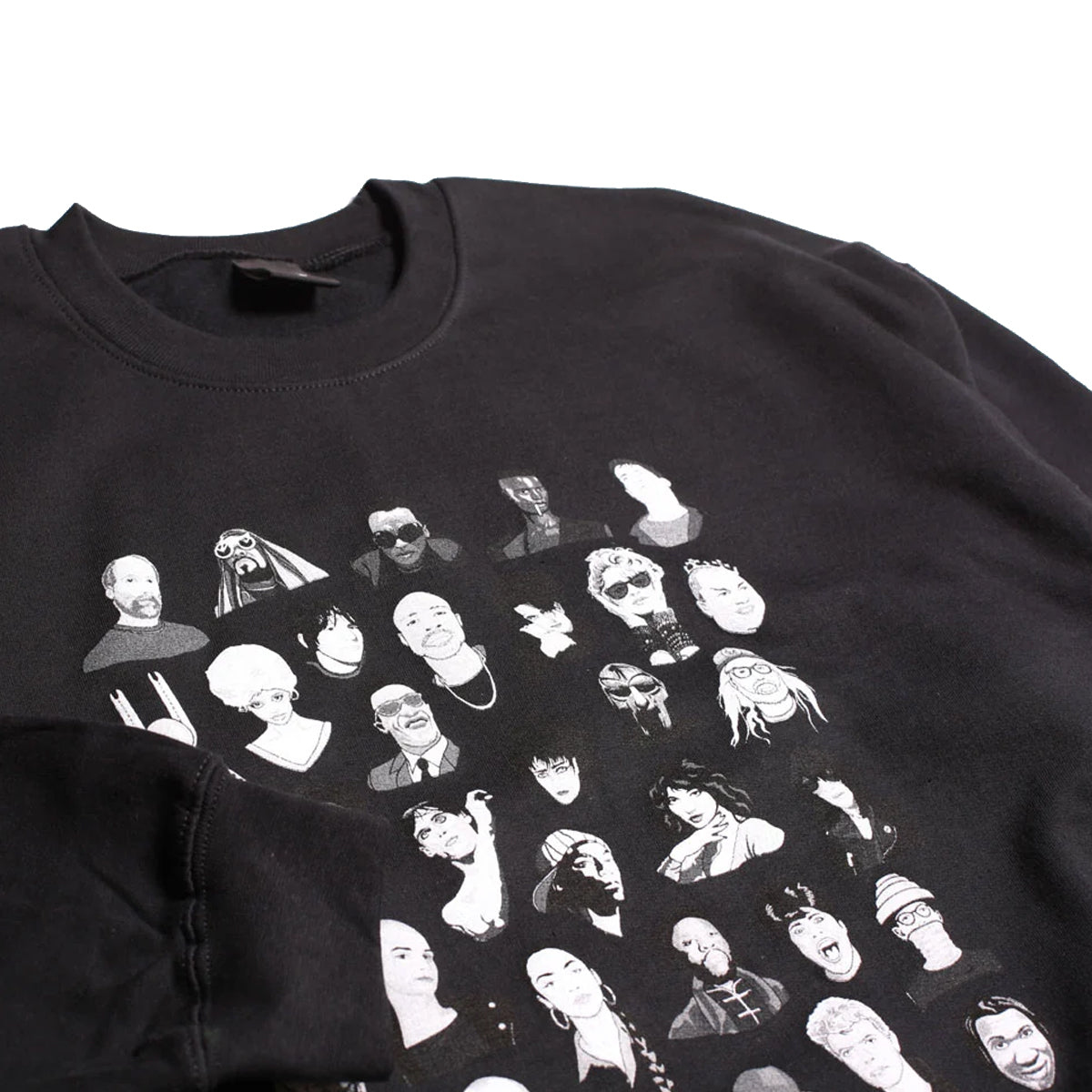 Mixtape Crewneck Sweatshirt (Black)
