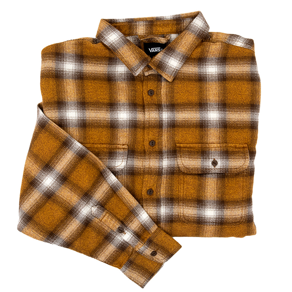 Lawson Plaid Flannel Button Up Shirt (Fuel Yellow)