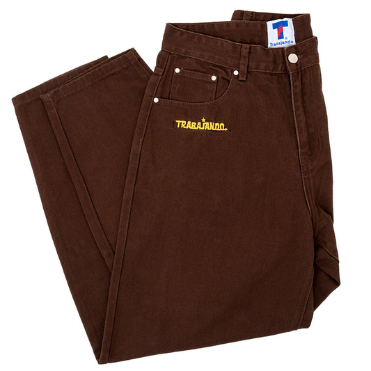 Trabajando Baggy Jeans (Chocolate Brown)
