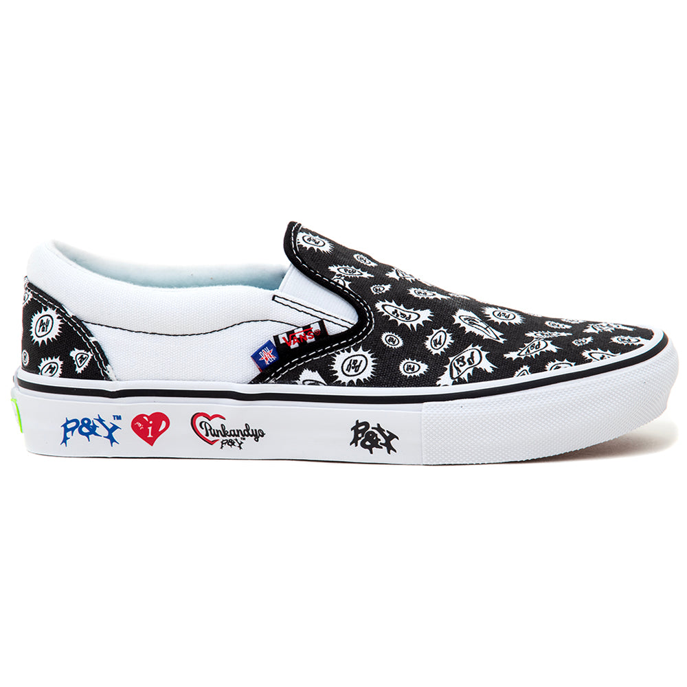 Skate Slip-On (Punkandyo) Black / White