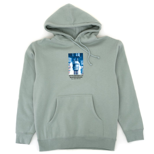 Machine Hooded Sweatshirt (Sage)