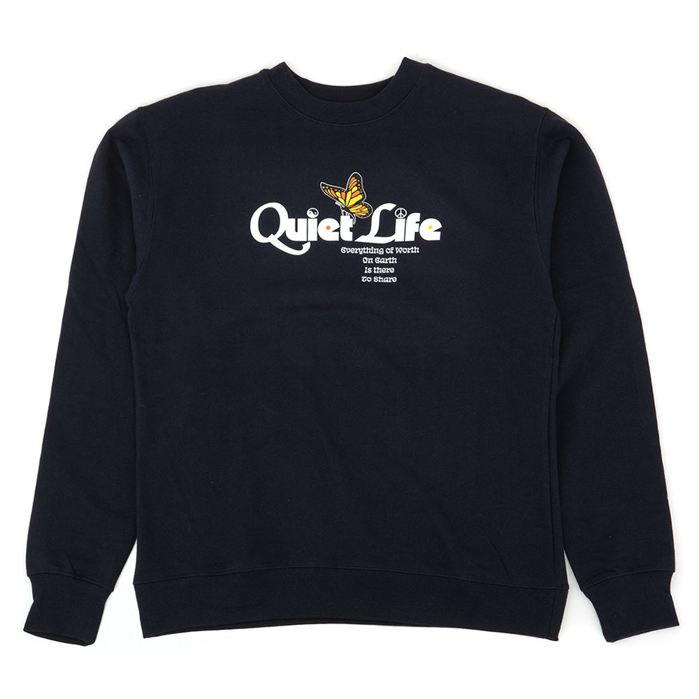 Butterfly Crewneck Sweater (Navy) (S)